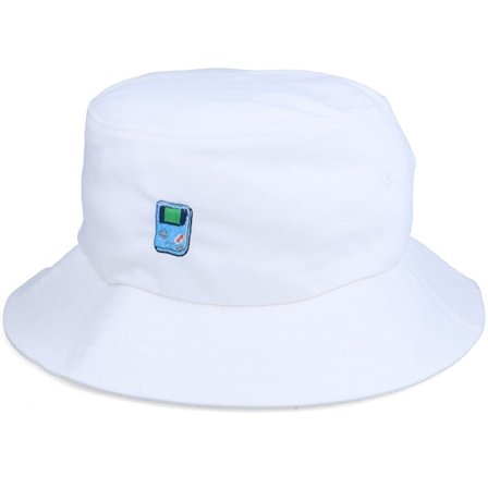 Abducted - Blanc bucket Chapeau - Tiny Gb Color White Bucket @ Hatstore