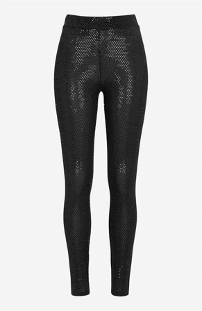 Cellbes of Sweden - Leggings med paljetter i svart for damer i størrelse 42/44