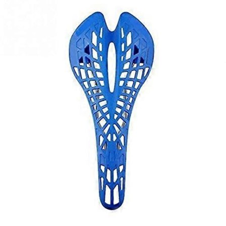 Cykelstol Mountain Road Sadel Kolfiber Racing Cykel Ridning Ihålig Sadel Sitsar Cykelcykeldelar MTB Cykelutrustning Cykelsadel Blå