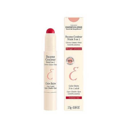 Embryolisse Color Balm 3-In-1 Stick Intense Red, Skincare, Ansigtspleje, Læbepleje