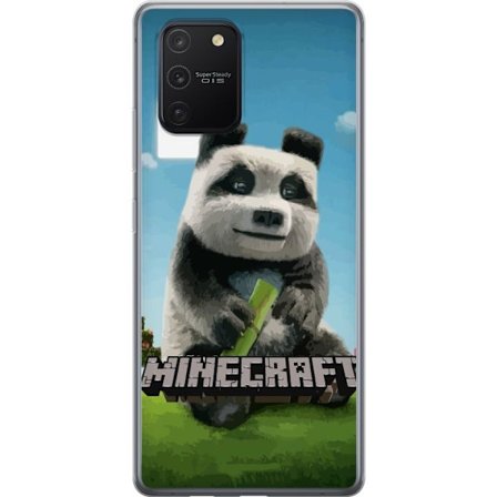 Samsung Galaxy S10 Lite Genomskinligt Skal A Minecraft Movie