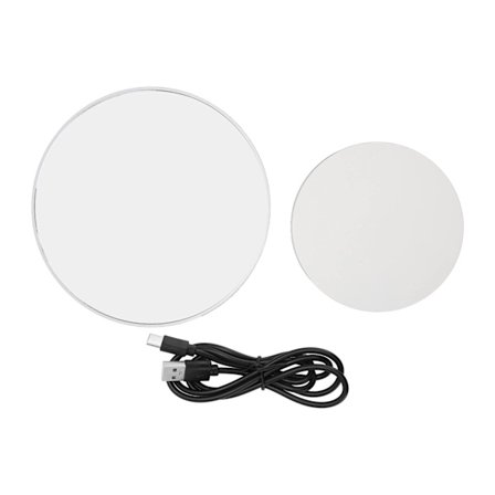 Roterende Display Stativ i Plastik og Glas 360 Grader Elektrisk Motoriseret Drejeskive med USB Kabel til Fotografering af Produkter Shows Smykker Ur 