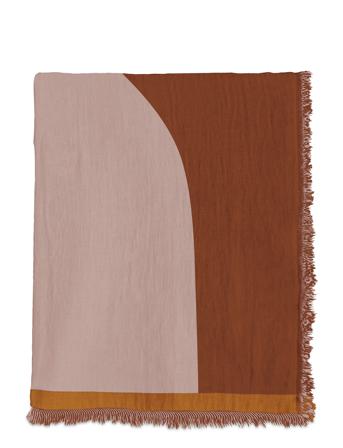 Rocks Throw Home Textiles Cushions & Blankets Blankets & Throws Lyserød Mette Ditmer