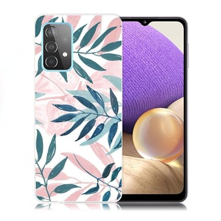 Deco Samsung Galaxy A32 5G etui - grønt blad