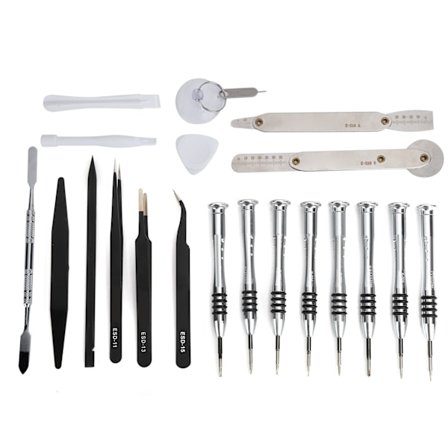 21-i-1 Åben Adskillelse Reparation Skruetrækker Pry Bar Kit til OS X/Android Notebook K-2020