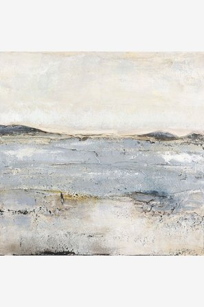 Malerifabrikken - Design Maalaus / Trace Of Nature / 100x100 / 100x100 Cm - Sininen - Taulut - 100X100 - - Homeroom