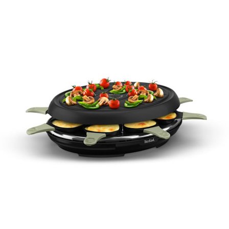 Tefal Eco Raclette Apparaten för raclette, 8 personer, Ekodesign, 2 funktioner, Non-stick beläggning, Tillverkad i Frankrike