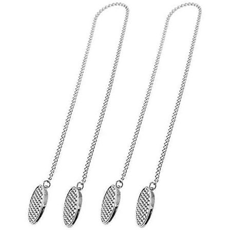 2 stk. Servietkæde Servietholder Servietclips Kæde Fleksibel snor Halsrem til seniorer Ældre voksne Børn JP