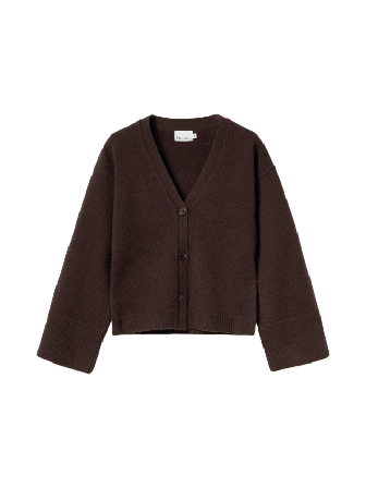 Noella Lenyx Knit Cardigan - Chocolate Tröjor Dam Brun L