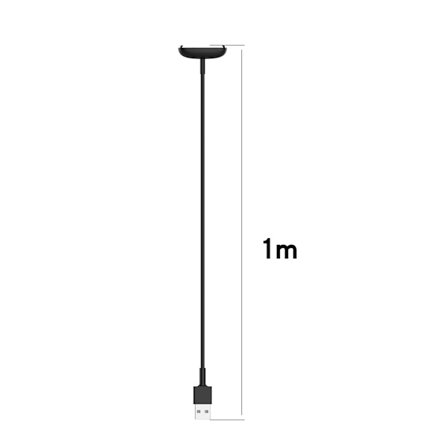 2 st laddare kompatibel med Fitbit Inspire 2 / Fitbit Ace 3, ersättning USB-laddningsdocka laddningskabel laddare