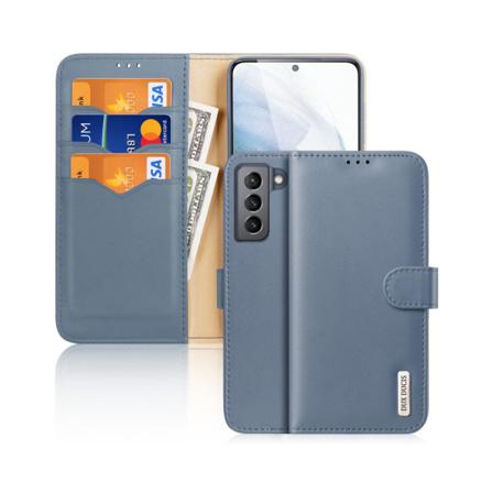 Samsung Galaxy S21 Fe • Plånboksfodral • Rfid Säker • Äkta Lä...