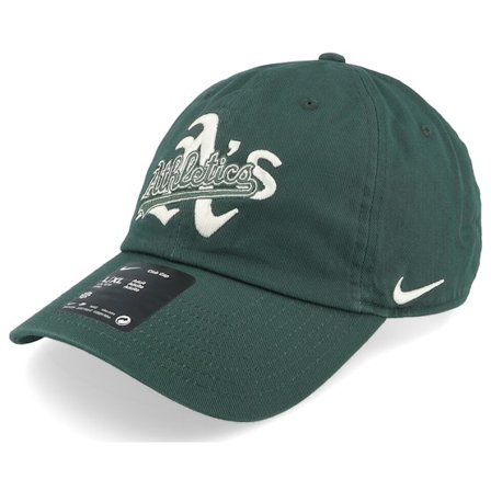 Nike MLB - MLB - Green - unconstructed - Cap - Oakland Athletics Statement Club Green Dad Cap - Nike - Hatstore