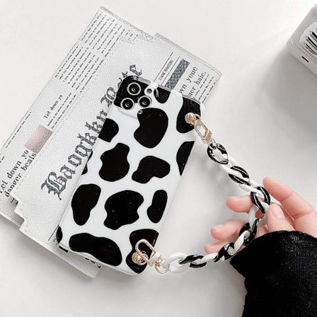 Søt ku mønster etui kompatibel med iPhone 13 Pro Kawaii Fashion