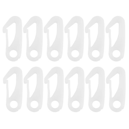 12 stk Flaggstang Klips Snap Kroker Flagg Klips Flaggstang Tilbehør - Fest Flagg Kroker Til Halyard Tau Og Spenne Flagget - yuhao