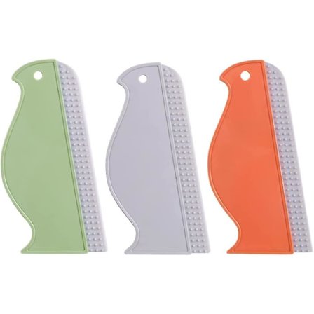 Glasvisker, Vindue Rengøringsvisker Køkken Badspejl Bord Glas Rengøringsværktøjer Til Brusebad Og Andre Glasoverflader (grå+ orange+grøn)