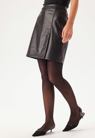 VILA Vidagmar New Hw Short Skirt Black Beauty Vaatteet