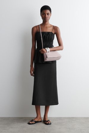 COS Femme Mini Sac Bandoulière Tome - Daim in Bleu