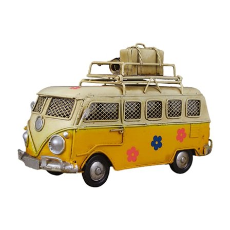 for Kreativ Buss Sparegris Fotoramme Metall Myntoppbevaringsboks Beholder for Hjem Barnehageinnredning Barn Barn Gave