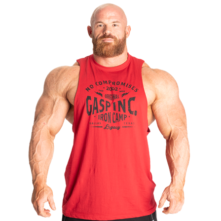 GASP Original Cut Out Top Rød