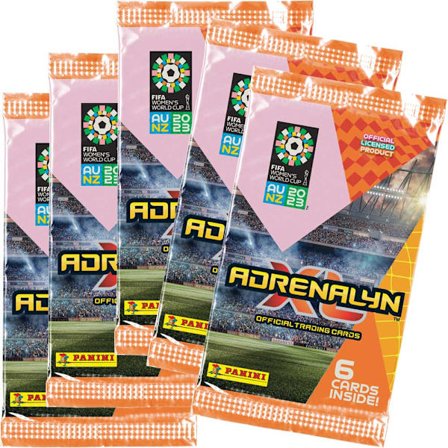 Fotbollskort - FIFA Dam-VM 2023 - 5 Förpackningar (Totalt 30 kort)