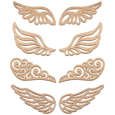 80 kpl Enkelinsiivet Puusiivet Ontot puulastut Luovat tee-se-itse-tarvikkeet askarteluun