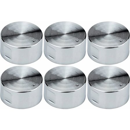 6 st 6 mm Universella Gasknappar Spis Ugn Häll Kontrollbrytare Kontrollknappar Ugnsknapp Spishäll Ytkontrollknappar