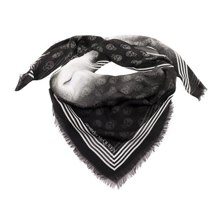 Alexander Mcqueen - Halsdukar - Svart - Herr - Storlek: One Size, Herr, Storlek: ONE SIZE