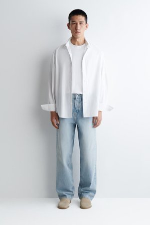 COS Men's Rider Straight-Leg Jeans in Blue