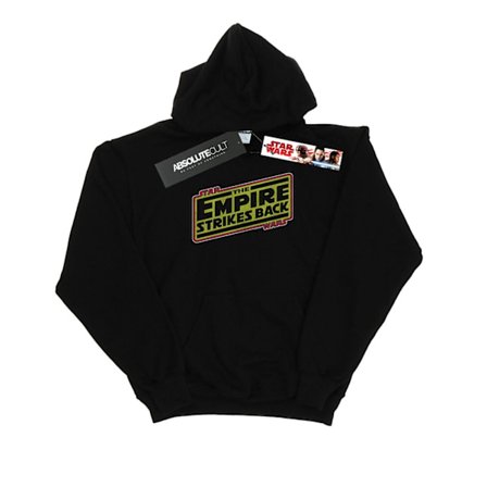Star Wars Boys The Empire Strikes Back Logo Hoodie 7-8 år Bl