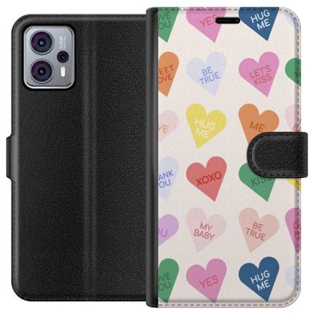 Yhteensopiva Lompakkokotelo Motorola Motorola Moto G23 Karkkisydämet