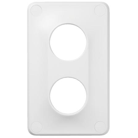 Schneider Electric WDE000914 Peitekehys robust, valkoinen 2-paikkainen, Katkaisijat & pistorasiat
