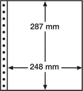 R-indstikskort 1S til EXCELLENT DE ringbind - sorte - 5 stk.