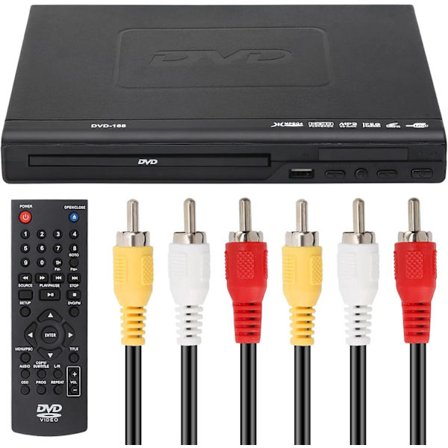 HDMI DVD-afspiller til TV, USB 3.0 Slim Bærbar DVD-brænder/Optager/Afspiller