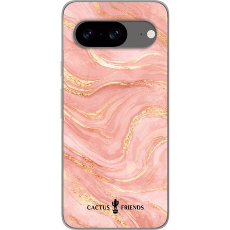 Yhteensopiva Puhelinkuori Google Google Pixel 8 Cactus and Friends – RoseGoldFlow