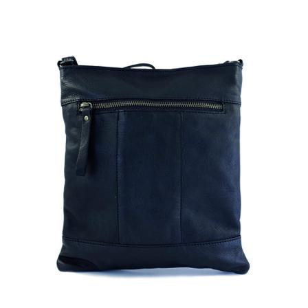 Re:designed Black Dixie Lillesand leather Taske Sort, Dame Skuldertasker, Størrelse: ONE Size