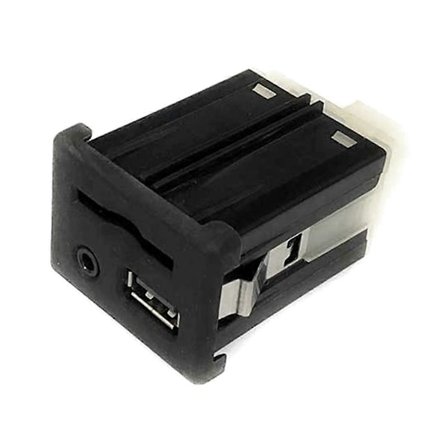 Bil USB SD-kort + AUX-uttag 3,5MM Line-in Kontakt Adapter 20942160 20868796 för A & C