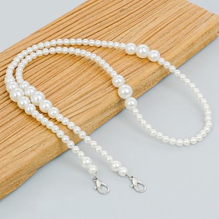 Pearl Strap Axelrem SILVER 100CM