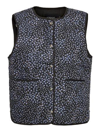 Slqarin Waistcoat Black Soaked In Luxury