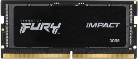 Kingston FURY Impact - DDR5 - modul - 8 GB - SO DIMM 262-pin - 4800 MHz / PC5-38400 - ikke-bufret