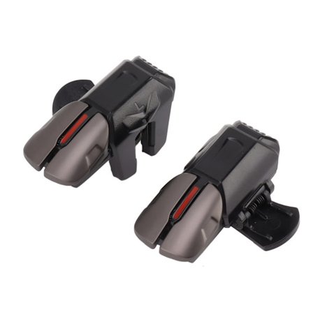 Mobile Gaming Trigger 6 Finger Linkage Game Controller for telefoner Sensitive Mobile Triggers Game Trigger Alloy Black