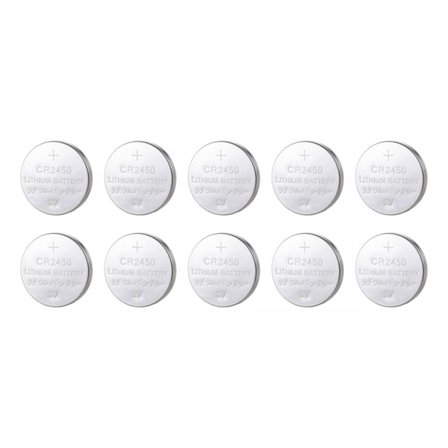 DELTACO Ultimate Lithium-batteri, 3V, CR2450 knappcell, 10-pack