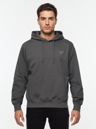 Accademia Militare Felpa Con Zip Uomo Grigio