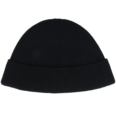 Samsøe Samsøe - Noir cuff Bonnet - Sapaul Beanie Black Cuff @ Hatstore
