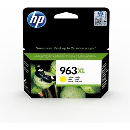 Aito HP 963XL keltainen mustekasetti (3JA29AE) HP OfficeJet Pro 9010 / 9020 -sarjalle