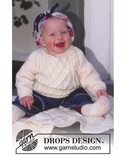 Strikkeopskrift Babysweater - Drops Design