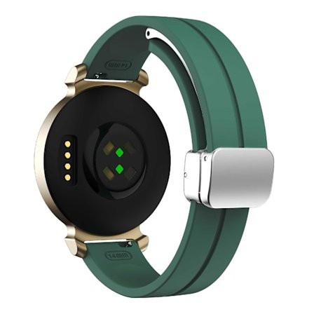 For Garmin Lily 2 Silikonbånd Rem med Magnetisk Foldespenne