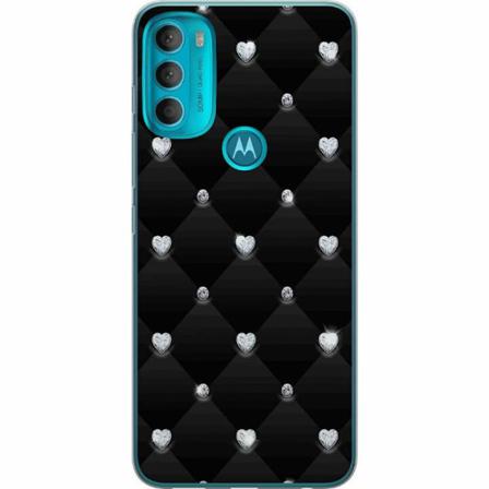 Motorola Moto G71 5g Mjukt Skal - Diamant Hjärta