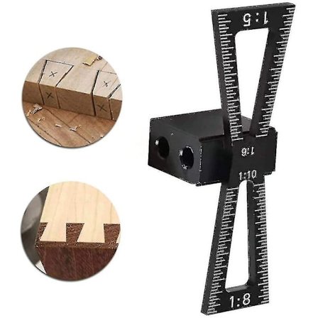 Mærkningshjul Dovetail Jig Måler Træhængsel Måler Mærkningsværktøj
