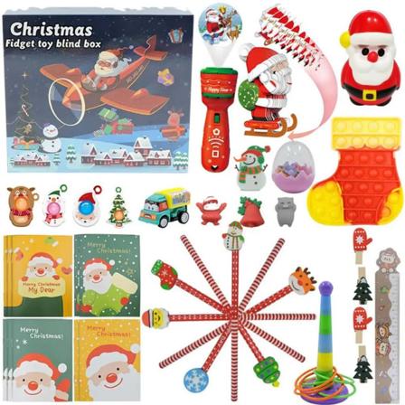 Jul adventskalender nyår 24 dagar julnedräkning adventskalendrar Julklappar till pojkar Flickor Vuxna style 1