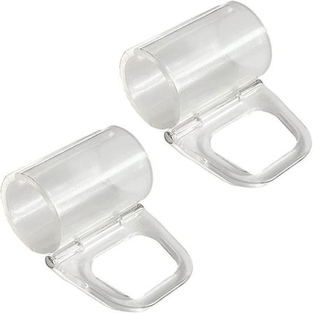 3 stk. Rullegardin Håndtak Trådløse Gardiner Vindusskjerm Klemmer Skjermtrekk for Rullegardiner Gardintilbehør Rullevindusskjerm Trekk Rulle